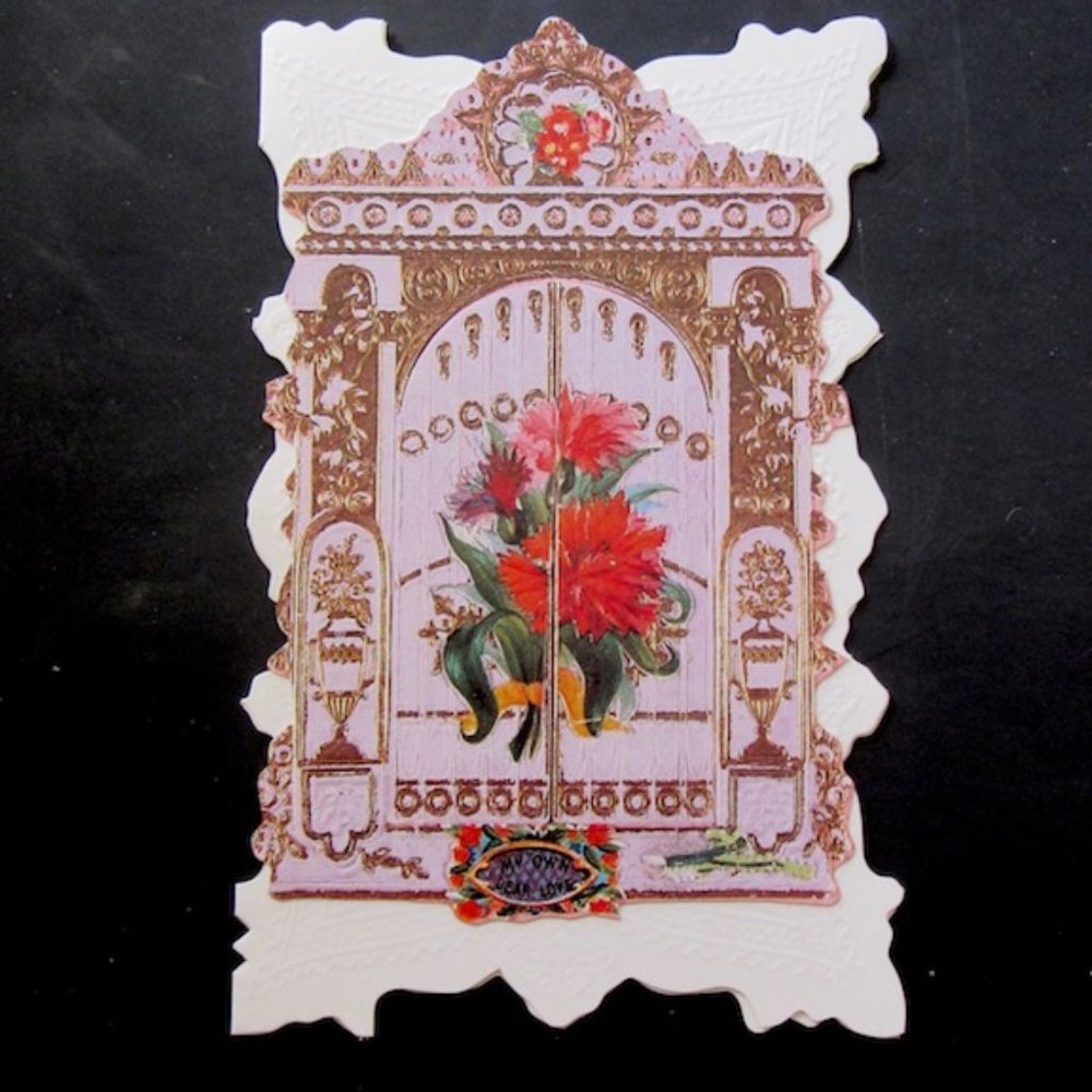 6 Purple Door Vintage Victorian Valentines